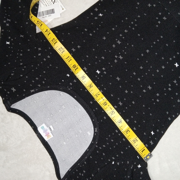 LulaRoe NWT Black & White Print Nicole 1/4sleeve Fit & Flare Dress XXS - Picture 8 of 8